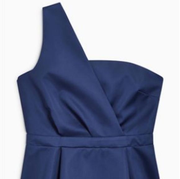 NEXT Navy One Shoulder Top - Picture 7 of 9